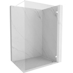 Mexen Lunar душ екран Walk-in дясна 120 x 200 cm, прозрачен 8 mm, бяла - 830-120-000-20-00-P (830-120-000-20-00-P)