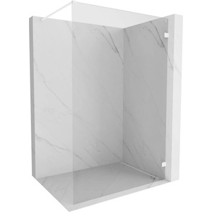 Mexen Lunar душ екран Walk-in дясна 120 x 200 cm, прозрачен 8 mm, бяла - 830-120-000-20-00-P (830-120-000-20-00-P)