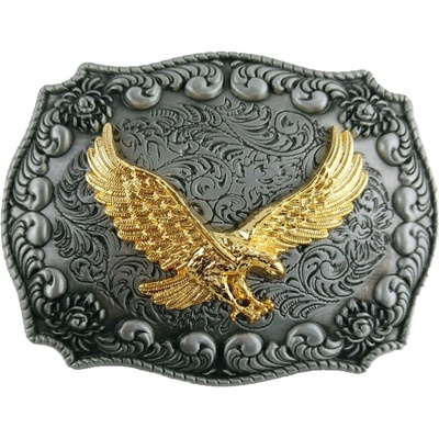 Zlatá sova přezka na opasek