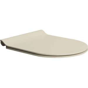 SAPHO GSI Color Elements - Тоалетна седалка Slim, Soft Close, дуропласт, крем мат MS86CSN08 (MS86CSN08)