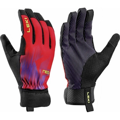 Leki Neotrail Storm, red-violet-neonyellow