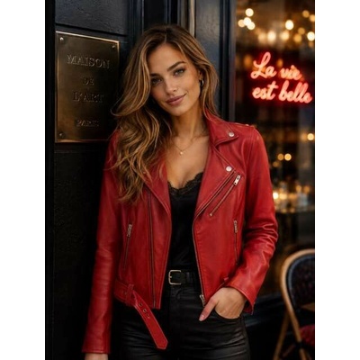 Max Original Leather WJ-14 voilet red