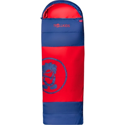 Trollkids Детски спален чувал Trollkids Kid's Midnight Sun Dreamer Kids' sleeping bag - Bright Red / Mystic Blue - размер 150-185 x 65 cm (516-0173-0111)