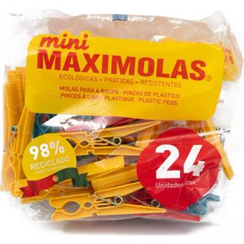 MAXIMOLAS Щипки за пране 24 броя 7, 8/0, 9 см (1.5021)