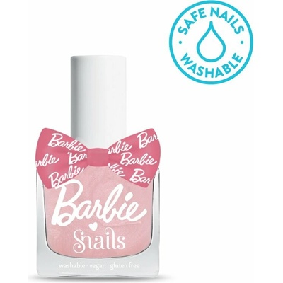 Snails Snails, dětský smyvatelný lak na nehty Barbie, zářivý, 10,5 ml