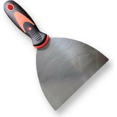 Špachtle nerezová, s gumovou, ergonomickou rukojetí 5"