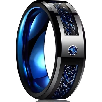 HARAHU Пръстен GA-31896 - Черен / Син / 52mm KP31896 (GA-31896)