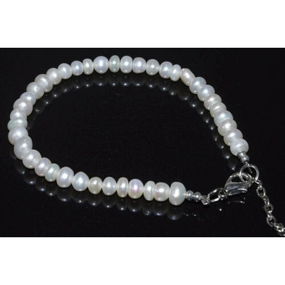 Silver Hestia Elegantný náramok z kultivovaných sladkovodných perál FE50070815768919HI