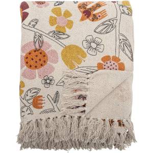 Bloomingville Одеяло със смес от памук 130x160 cm Vivielle - Bloomingville (82063139)