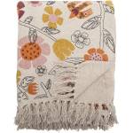 Bloomingville Одеяло със смес от памук 130x160 cm Vivielle - Bloomingville (82063139)