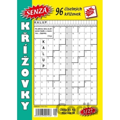 Senza číselné křížovky 3/2022