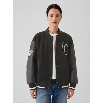 GAP Вълнен oversize бомбер GAP GAP | Cheren | ЖЕНИ | M