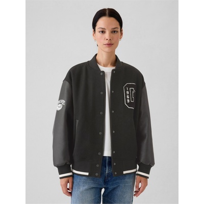 GAP Вълнен oversize бомбер GAP GAP | Cheren | ЖЕНИ | M