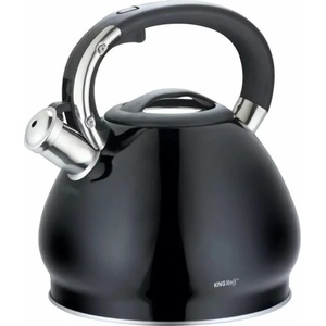 KINGHOFF Чайник Kinghoff KH 1221, 3.4 л, Свирещ, Индукция, Черен (9999KH1221) - topmarket