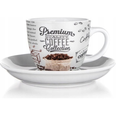 BANQUET MALÁ ŠÁLKA S PODŠÁLKOU NA ESPRESSO KÁVU PREMIUM COFFEE 190 ML