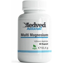 Medveď natural Multi Magnesium 60 kapsúl