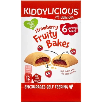 Kiddylicious koláčky jahodové 6 22 g – Zboží Dáma