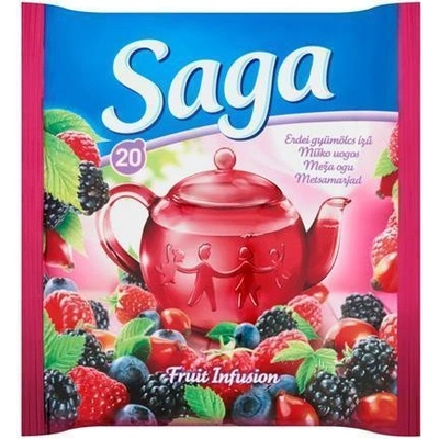 SAGA ovocný čaj lesní ovoce šípek 20 x 1,7 g