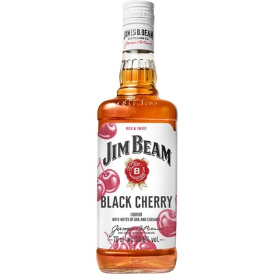 Jim Beam Black Cherry 0,7 l 32.5% (holá láhev)