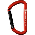 Kong Карабинер за екипировка Kong Mini D Gear carabiner - Red / Black - размер Straight Gate (324-0037-0711)