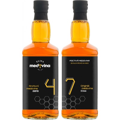 Medovina Elisa dárek k 47. výročí 11% 2 x 0,5 l