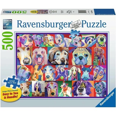 RAVENSBURGER Ahoj pejsci XXL 500 dílků