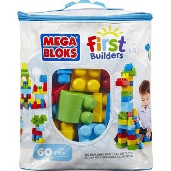 Mega Bloks Mega Bloks Wirest Builders Big Building Bag 60pcs Blue (dch55)