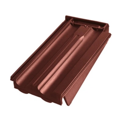 BMI Bramac Granát 13 taška krajová pravá červenohnědá glazura