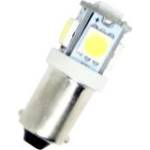 CarMart Лед крушки тип ba9 с 5 smd диода 5000k срещуположни