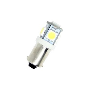 CarMart Лед крушки тип ba9 с 5 smd диода 5000k срещуположни
