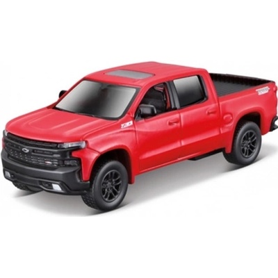 Maisto Chevrolet Silverado Z71 2019 Červené 1:52