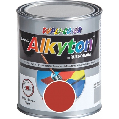 ALKYTON lesklý 0,75L RAL3020 dopravní červená