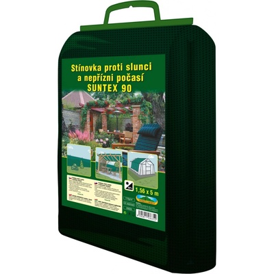 Nohel Garden Stínovka PE SUNTEX 90 % s oky 1,5 x 5 m zelená