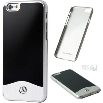 Image 1 of Mercedes-Benz Луксозен Алуминиев Калъф за iPhone SE 2022/2020 8/7, Mercedes-Benz Aluminium Case, Черен/Сребрист (MEHCP7CUALBK)