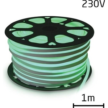 TIPA LED Neon flex hadice 230V zelená 1m IP67 7W m