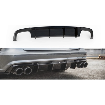 Maxton Design Vložka zadného nárazníka - Audi, AUS6C7FAVRS1G