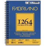 Fedrigoni 1264 Sketch 90 g A5 60 листа спирала за рисуване и скициране 19100634 (19100634)