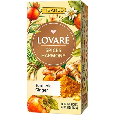 LOVARÉ SPICES HARMONY bylinný čaj 24 x 1,5 g