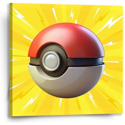 Sablio Obraz Pokemon ball Explózia - 50x50 cm