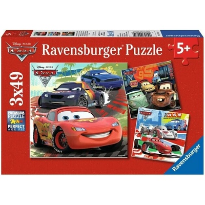 Ravensburger Auta Zábavné závodění 3x49 dielov