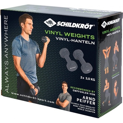 SCHILDKRÖT vinylové činky 3,0 kg
