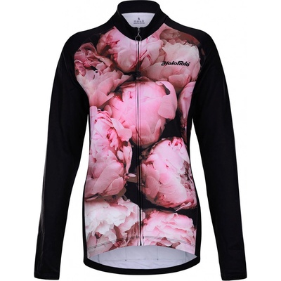 Holokolo LS PEONY lady WINTER čierna/ružová