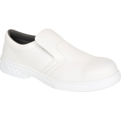 Portwest FW58 Slip On O2 Pracovné poltopánky biela