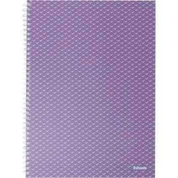 Esselte ColourBreeze A4 кариран лавандулов тефтер със спирала 628479 (628479)