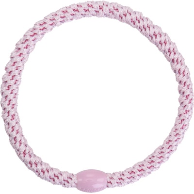KKNEKKI Gumička do vlasů Kknekki Slim Pink, růžová barva, textil – Zboží Dáma