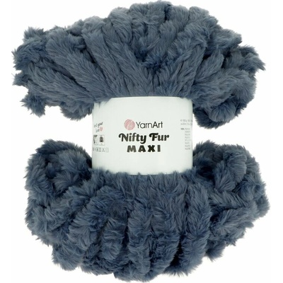 Yarnart Nifty Fur Maxi 6707 jeansovo modrá