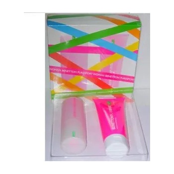 Benetton Pure Sport Woman EDT Spray 100ml + Shower Gel 200ml за жени