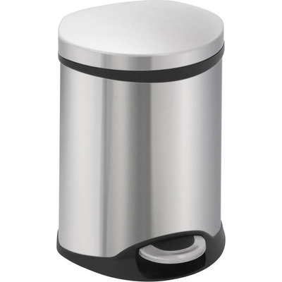 EKO 6 л. кош за отпадъци с педал цвят матиран инокс ЕКО от серия shell (eko921806matts/s)
