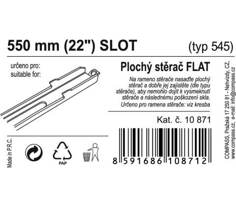 Compass Flat Bulk 550 mm 10871