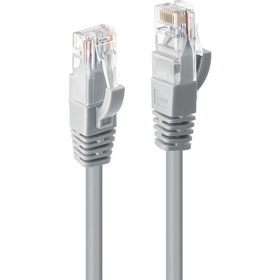Lindy Пач кабел LINDY 48002, U/UTP, Cat. 6, 1m, сив (48002)